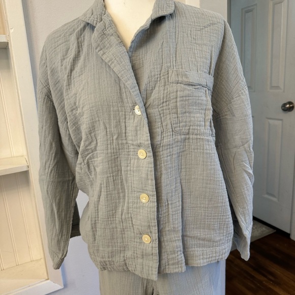 Madewell cotton Muslin pajama set - Picture 3 of 6